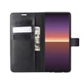 Miniatyrbild 3 av 5: Flip Stand Leather Wallet Case For Sony Xperia 1 III 5G Black