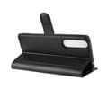 Miniatyrbild 2 av 4: Flip Stand Leather Wallet Case For Sony Xperia 10 III Black
