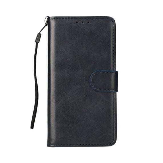 Huawei P30 Lite Flip Stand Leather Wallet Case Blue