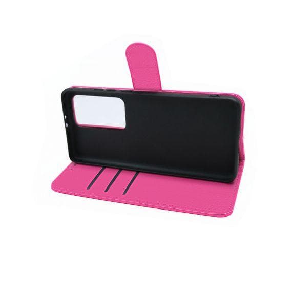 Flip Stand Leather Wallet Case For Huawei P40 Pro Plus Pink