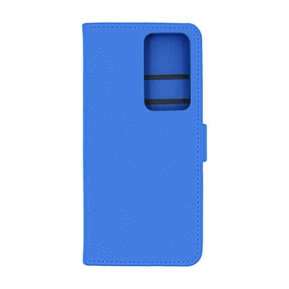 Flip Stand Leather Wallet Case For Huawei P40 Pro Plus Blue