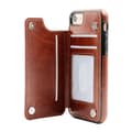 Miniatyrbild 3 av 3: Fitted Leather Case For iPhone 7/8 Brown