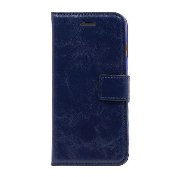 Detachable Leather Case For iPhone 7/8/SE Blue