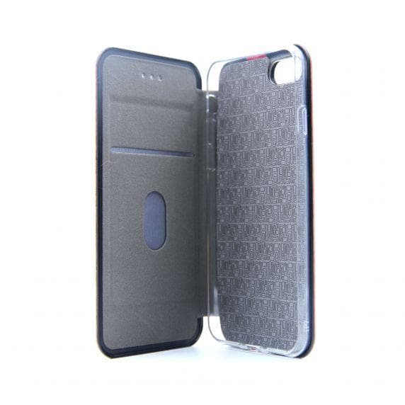Flip Stand PU Leather Case For iPhone 7/8 Red