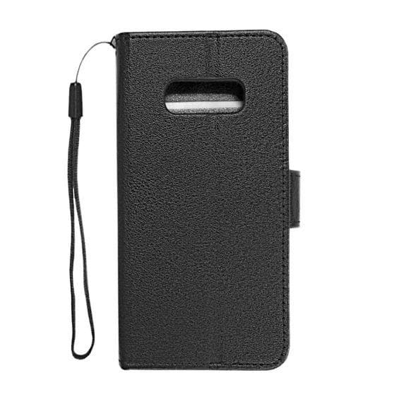 Flip Stand PU Leather Case For Samsung S10e Black