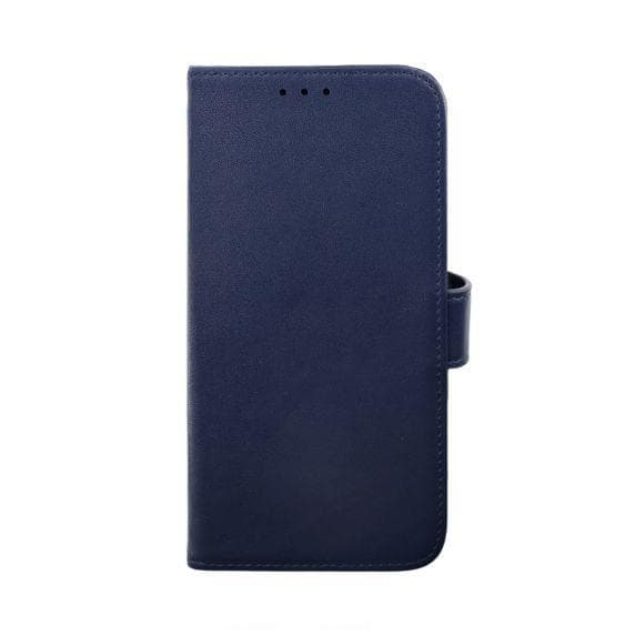 iPhone 14 Pro Max Plånboksfodral Läder Rvelon Färg Blå