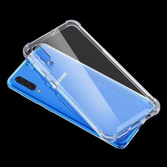 Stöttåligt Skal Samsung A70 - Transparent