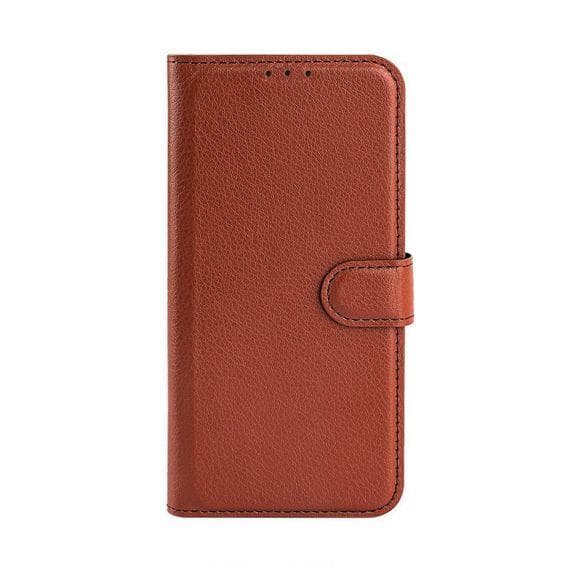 iPhone 14 Plånboksfodral med Stativ - Brun