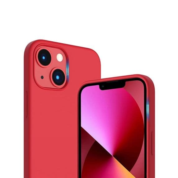 Mobilskal Silikon iPhone 13 - Röd