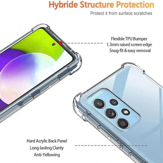 Stöttåligt Mobilskal Samsung Galaxy A33 5G - Transparent