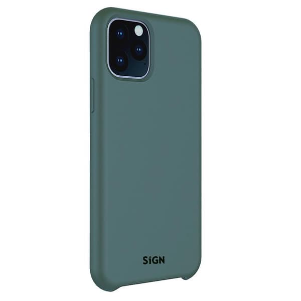 SiGN Liquid Silicone Case för iPhone 12/12 Pro - Mint