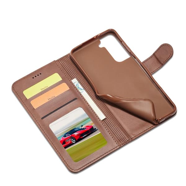 LC.IMEEKE Fodral för Samsung Galaxy S21 Plus - Brun