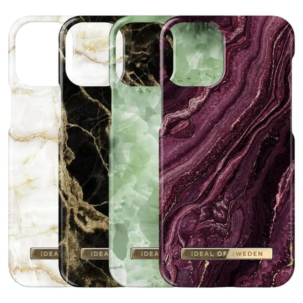 IDEAL OF SWEDEN Mobilskal för iPhone 12 Mini Golden Pearl Marble