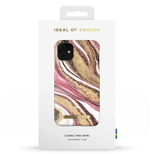 iDeal Of Sweden Fashion Skal för iPhone 11/XR - Cosmic Pink Swirl