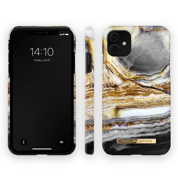 iDeal Of Sweden Fashion Skal för iPhone 11/XR - Outer Space Agate