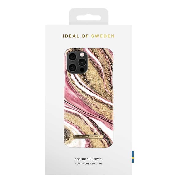 iDeal Of Sweden Fashion Skal för iPhone 12/12 Pro - Cosmic Pink Swirl