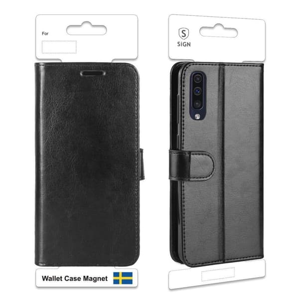 SiGN Plånboksfodral till Samsung Galaxy A50 Färg Svart
