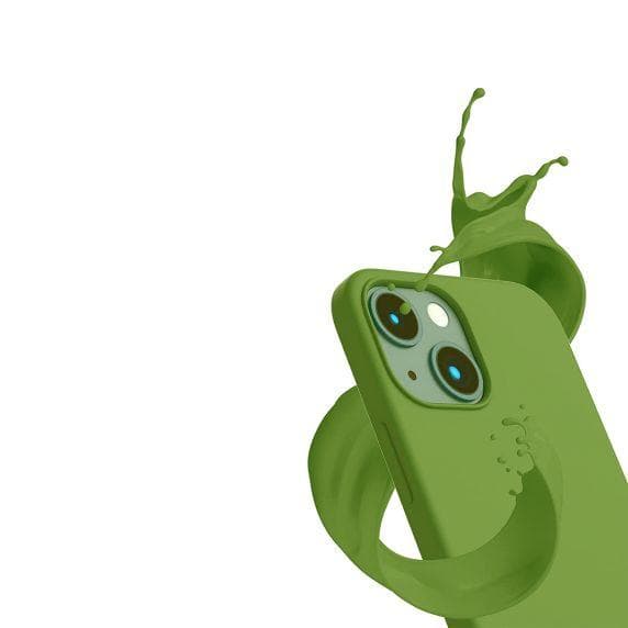 Mobilskal till iPhone 13 - Silikon Grön