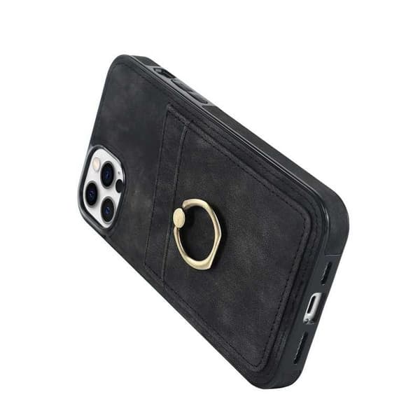 iPhone 12 / 12 Pro mobilcover med kortholder Retro V4