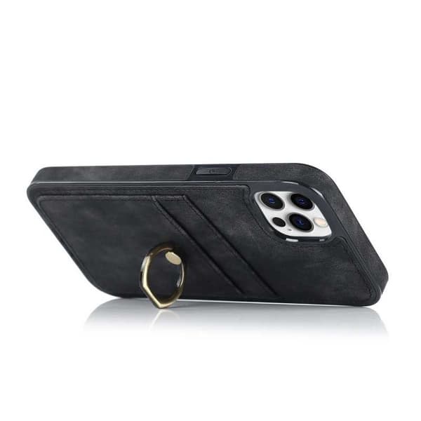 iPhone 12 / 12 Pro mobilcover med kortholder Retro V4