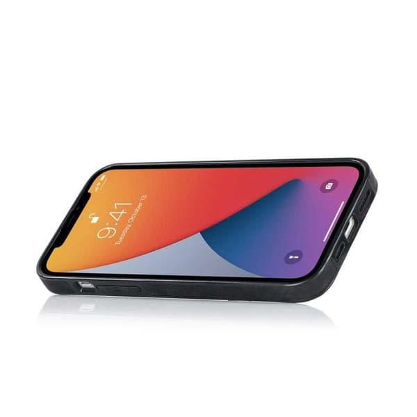iPhone 12 / 12 Pro mobilcover med kortholder Retro V4