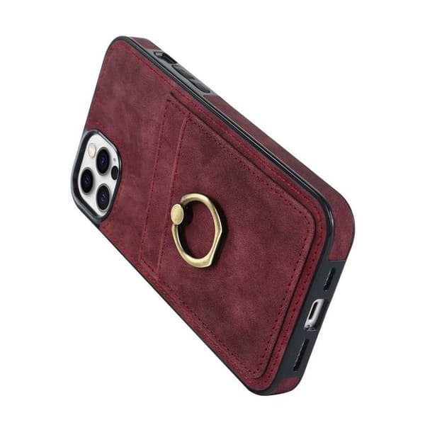 iPhone 12 / 12 Pro mobilcover med kortholder Retro V4