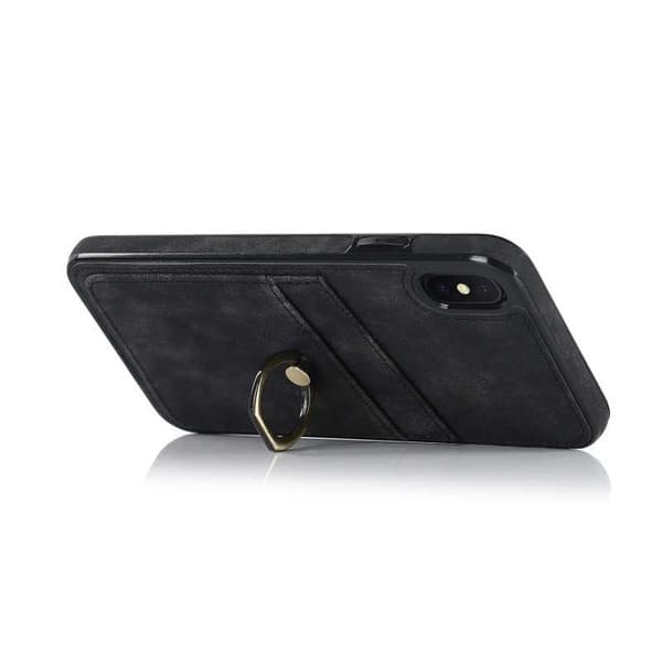 iPhone X / XS Mobilskal med Korthållare Retro V4