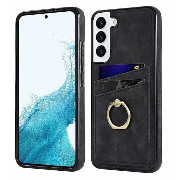 Samsung S22 Plus mobilcover med kortholder Retro V4