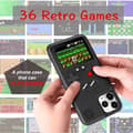 Miniatyrbillede 2 af 5: iPhone 14 Pro Max Classic Gameboy Case Farveskærm | 36 Små spil