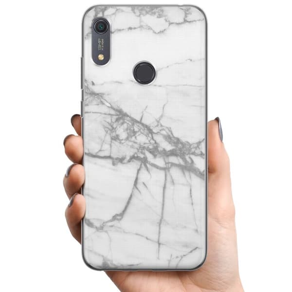 Huawei Y6s (2019) TPU Mobilcover Marmor