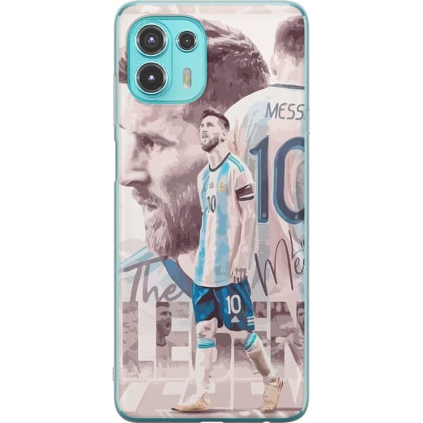 Motorola Edge 20 Lite Gennemsigtig cover Messi