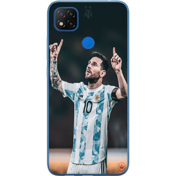 Xiaomi Redmi 9C NFC Gennemsigtig cover Messi