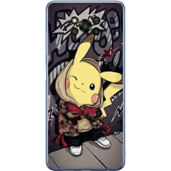 Xiaomi Poco X3 Pro Läpinäkyvä kuori Pokemon