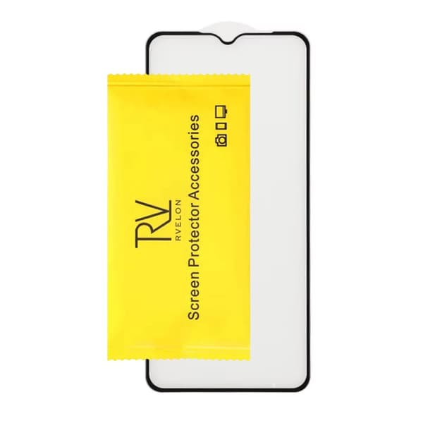 Skärmskydd Xiaomi Redmi 10 5G - 3D Härdat Glas - Svart (miljö)