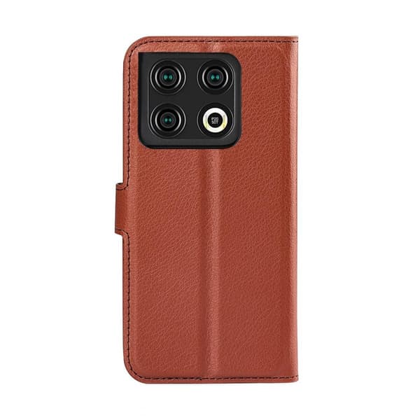 OnePlus 10T Plånboksfodral med Stativ - Brun