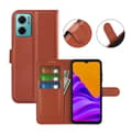 Pikkukuva 5 / 5: Xiaomi Redmi 10 5G Plånboksfodral med Stativ - Brun