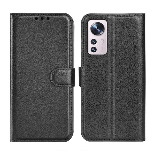Xiaomi 12 Lite Plånboksfodral med Stativ - Svart