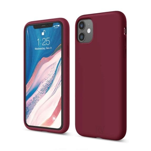 Rvelon iPhone 11 Skal - Silikon Röd