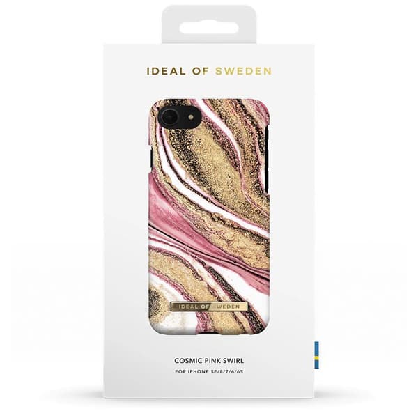 iDeal Of Sweden Fashion Skal för iPhone 6/6S/7/8 & SE 2020/2022 - Cosmic Pink Swirl