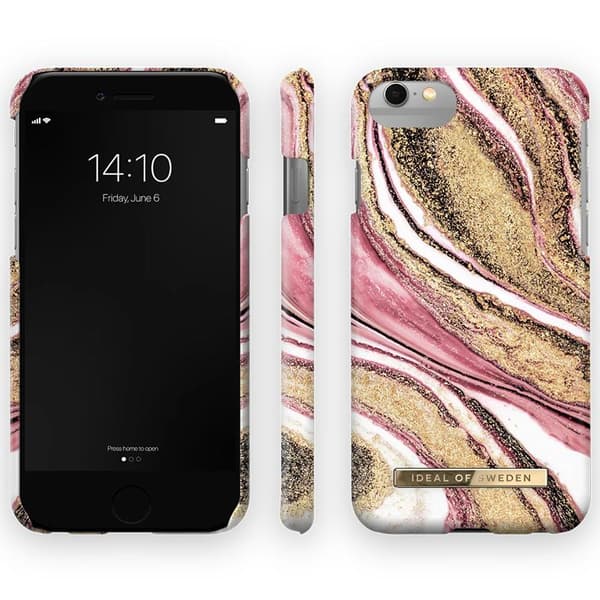 iDeal Of Sweden Fashion Skal för iPhone 6/6S/7/8 & SE 2020/2022 - Cosmic Pink Swirl