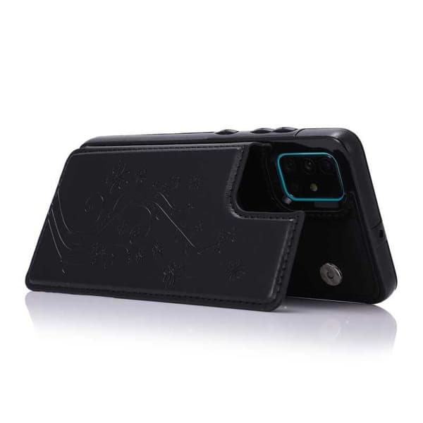 Samsung A51 Shockproof Case Kortholder 3-POCKET Flippr V2