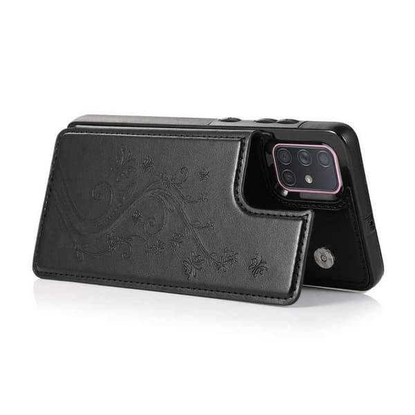 Samsung A71 Shockproof Case Kortholder 3-POCKET Flippr V2