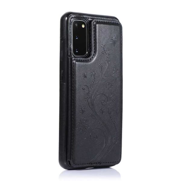 Samsung S20 Plus Stöttåligt Skal Korthållare 3-FACK Flippr V2 Svart