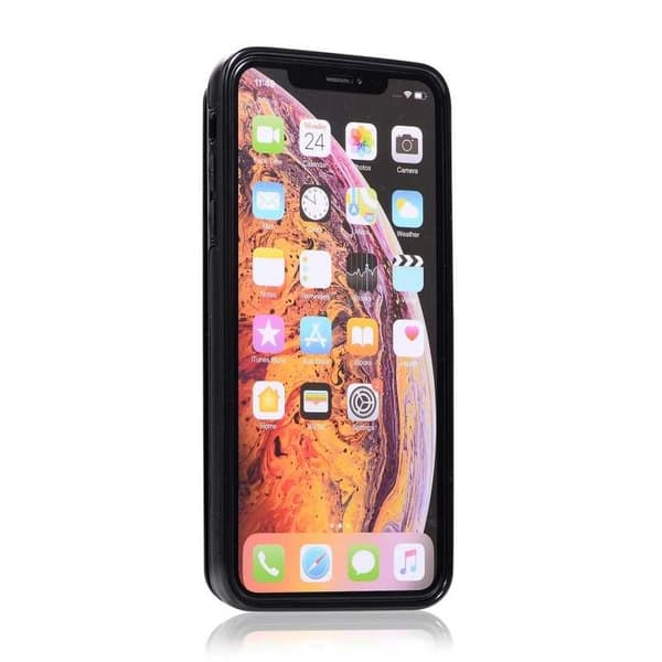 iPhone XS Max Shockproof Case Kortholder 3-POCKET Flippr V2