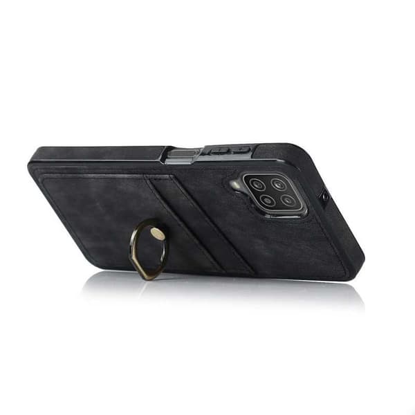 Samsung A12 5G -matkapuhelimen suojakuori korttitelineellä Retro V4