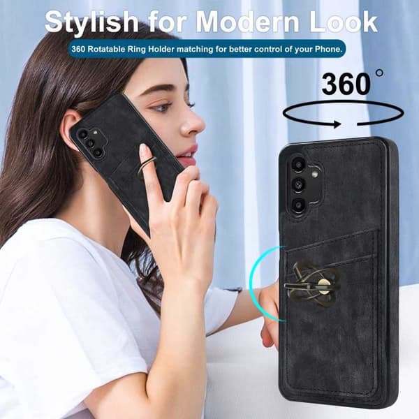 Samsung A13 5G / A04s mobilcover med kortholder Retro V4