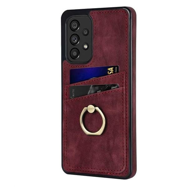 Samsung A33 5G mobilcover med kortholder Retro V4