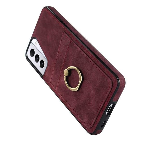 Samsung S21 mobilcover med kortholder Retro V4