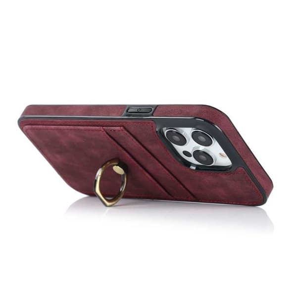 iPhone 14 Pro Max mobilcover med kortholder Retro V4