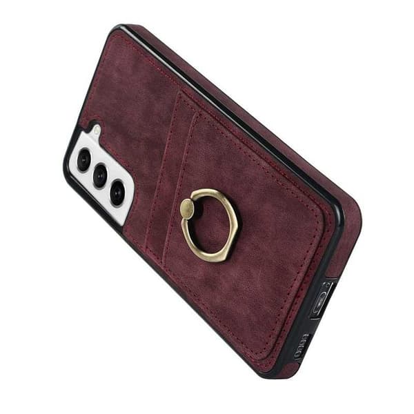 Samsung S21 FE mobilcover med kortholder Retro V4